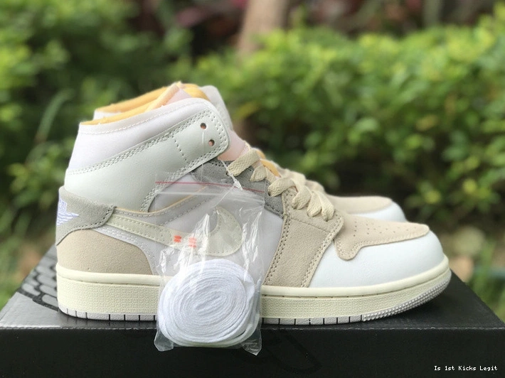 Out  DM9652-100 Inside SE Craft 1 Mid White Grey Jordan 1228